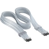Corsair ThermalProtect 12V-2x6 Netzteilkabel weiß, PCIe 5.1, 600W
