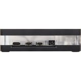 Joy-IT RB-CASEP4+03B für Raspberry Pi 4 B, Gehäuse schwarz/transparent