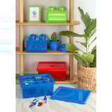Room Copenhagen LEGO Storage Brick 4 Top Lid Translucent, Aufbewahrungsbox hellgrün/transparent