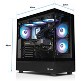 Thermaltake FTW V270 5060 Ti, Gaming-PC schwarz, Windows 11 Pro