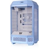 Thermaltake The Tower 250 Hydrangea Blue, Tower-Gehäuse hellblau, Tempered Glass