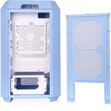 Thermaltake The Tower 250 Hydrangea Blue, Tower-Gehäuse hellblau, Tempered Glass