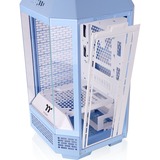 Thermaltake The Tower 250 Hydrangea Blue, Tower-Gehäuse hellblau, Tempered Glass