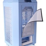 Thermaltake The Tower 250 Hydrangea Blue, Tower-Gehäuse hellblau, Tempered Glass