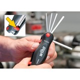Wiha Multitool Mini PocketStar schwarz, 8 Werkzeuge