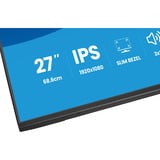 iiyama ProLite X2797HSU-B1, LED-Monitor 68.6 cm (27 Zoll), schwarz (matt), FullHD, IPS, HDMI, DP, USB-Hub, Lautsprecher, 120Hz Panel
