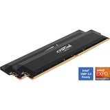 Crucial DIMM 64 GB DDR5-6400 (2x 32 GB) Dual-Kit, Arbeitsspeicher schwarz, CP2K32G64C40U5B, PRO OC, INTEL XMP, AMD EXPO