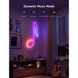 Govee Neon Strip Light, LED-Streifen weiß, 4 Meter, schwarz