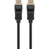 goobay Kabel DisplayPort 1.4 Stecker > DisplayPort Stecker schwarz, 2 Meter, 8K