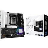 ASRock B860M Pro RS, Mainboard schwarz/silber