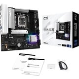 ASRock B860M Pro RS, Mainboard schwarz/silber
