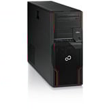 Fujitsu CELSIUS W520 Generalüberholt, PC-System schwarz/rot, Windows 10 Pro