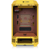 Thermaltake The Tower 250 Butter Caramel, Tower-Gehäuse gelb, Tempered Glass