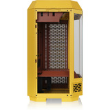 Thermaltake The Tower 250 Butter Caramel, Tower-Gehäuse gelb, Tempered Glass