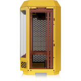 Thermaltake The Tower 250 Butter Caramel, Tower-Gehäuse gelb, Tempered Glass