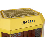 Thermaltake The Tower 250 Butter Caramel, Tower-Gehäuse gelb, Tempered Glass