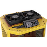 Thermaltake The Tower 250 Butter Caramel, Tower-Gehäuse gelb, Tempered Glass