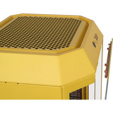 Thermaltake The Tower 250 Butter Caramel, Tower-Gehäuse gelb, Tempered Glass