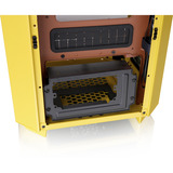 Thermaltake The Tower 250 Butter Caramel, Tower-Gehäuse gelb, Tempered Glass