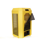 Thermaltake The Tower 250 Butter Caramel, Tower-Gehäuse gelb, Tempered Glass