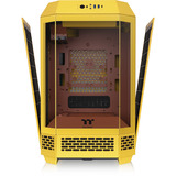 Thermaltake The Tower 250 Butter Caramel, Tower-Gehäuse gelb, Tempered Glass