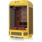 Thermaltake The Tower 250 Butter Caramel, Tower-Gehäuse gelb, Tempered Glass