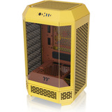 Thermaltake The Tower 250 Butter Caramel, Tower-Gehäuse gelb, Tempered Glass