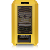 Thermaltake The Tower 250 Butter Caramel, Tower-Gehäuse gelb, Tempered Glass