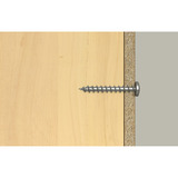 fischer Spanplattenschraube PowerFast II 4,0x40 Halbrundkopf TX 200 Stück, mit Vollgewinde, Edelstahl A2