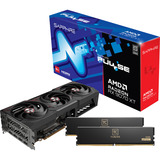 ALTERNATE SAPPHIRE Radeon RX 9070 XT Pulse + 32GB DDR5-6000 (2x 16GB) CL30, PC-Aufrüstkit schwarz