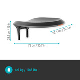 GARDENA Garage für Mähroboter, Unterstand grau/orange, für SILENO pro / max / free