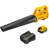 Stanley Akku-Laubbläser (SFMCBL714M1-QW), 18Volt schwarz/gelb, Li-Ion-Akku 4,0Ah