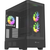 Thermaltake View 290 TG ARGB, Tower-Gehäuse schwarz, Tempered Glass x 2