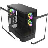 Thermaltake View 290 TG ARGB, Tower-Gehäuse schwarz, Tempered Glass x 2