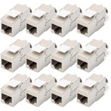 Digitus CAT 6A Keystone Modul geschirmt werkzeugfrei 12 Stk., Keystone-Modul 
