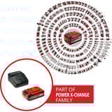 EINHELL Power X-Change Akku-Bohrhammer TE-HD 18 Li, 18 Volt rot/schwarz, Li-Ion Akku 4,0 Ah Plus, mit Bohrer-Meißel-Set