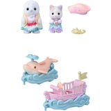 EPOCH Traumwiesen Sylvanian Families - Freizeitpark Spielset Wellenritt, Konstruktionsspielzeug 