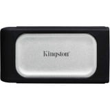 Kingston XS2000 Portable SSD 500 GB, Externe SSD silber/schwarz, USB-C 3.2 Gen 2x2 (20 Gbit/s)