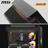 MSI MEG Vision X AI 2NVV7-009AT, Gaming-PC schwarz/transparent, Windows 11 Home