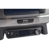 Ninja Artisan Outdoor-Elektro-Pizzaofen und Heißluftfritteuse MO201EU grau/edelstahl, 1.760 Watt, für Pizzen bis ca. Ø 30cm