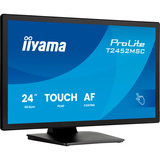 iiyama ProLite T2452MSC-B2, LED-Monitor 60.5 cm (24 Zoll), schwarz (matt), FHD, IPS, Touchscreen, HDMI, USB-Hub, 120Hz Panel