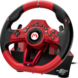 HORI Mario Kart Racing Wheel Pro Deluxe, Simulatoren-Set rot/schwarz, für Nintendo Switch 2 / Switch / Switch OLED / PC