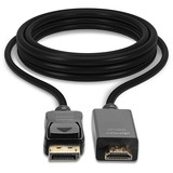Lindy Adapterkabel DisplayPort > HDMI 10,2 Gbit/s schwarz, 5 Meter