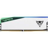 Patriot DIMM 16 GB DDR5-6000, Arbeitsspeicher weiß, PVER516G60C30W, VIPER RGB Elite 5, INTEL XMP, AMD EXPO