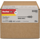 fischer Abstandsmontagesystem TherMax II 12/110 M12 (20), Dübel Galvanisch verzinkter Stahl
