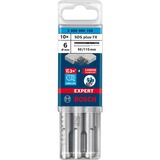 Bosch Professional EXPERT Hammerbohrer SDS-plus-7X, Ø 6mm, 10 Stück Arbeitslänge 50mm