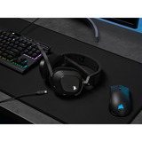 Corsair HS80 RGB Wireless Headset, Gaming-Headset schwarz, USB