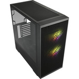 FSP M330, Tower-Gehäuse schwarz, Tempered Glass