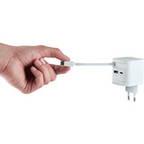 Intenso Power Adapter W65ACIC GaN, Ladegerät weiß, 65W