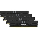 Kingston FURY RIMM 64 GB DDR5-6000 (4x 16 GB) Quad-Kit ECC, Arbeitsspeicher schwarz, KF560R32RBEK4-64, Renegade Pro, Registred, INTEL XMP, AMD EXPO